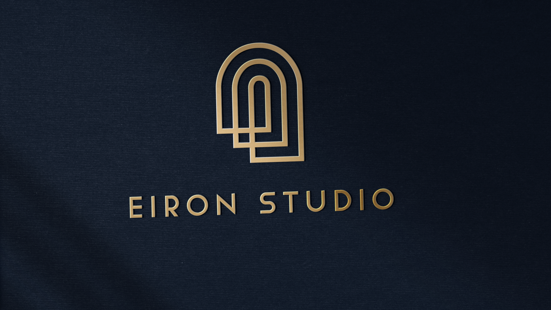 Golden Logo Mockupsforfree